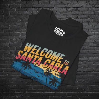 T-Shirt - Welcome To Santa Carla Tee | Lost Boys | Bella + Canvas Unisex T-shirt from Crypto Zoo Tees