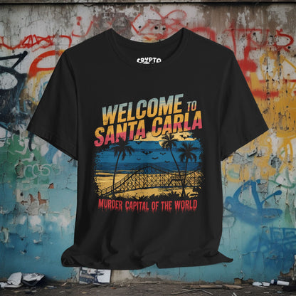 T-Shirt - Welcome To Santa Carla Tee | Lost Boys | Bella + Canvas Unisex T-shirt from Crypto Zoo Tees