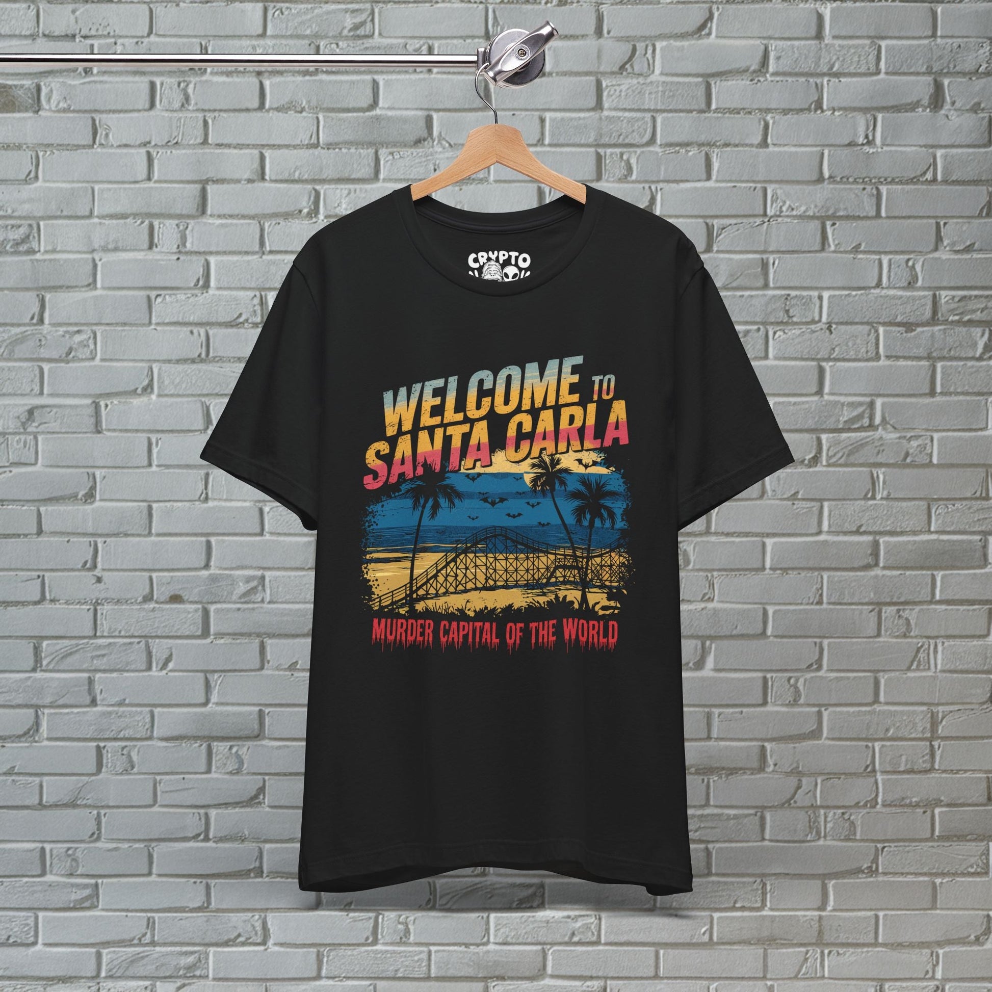 T-Shirt - Welcome To Santa Carla Tee | Lost Boys | Bella + Canvas Unisex T-shirt from Crypto Zoo Tees