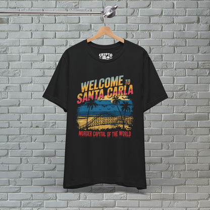 T-Shirt - Welcome To Santa Carla Tee | Lost Boys | Bella + Canvas Unisex T-shirt from Crypto Zoo Tees