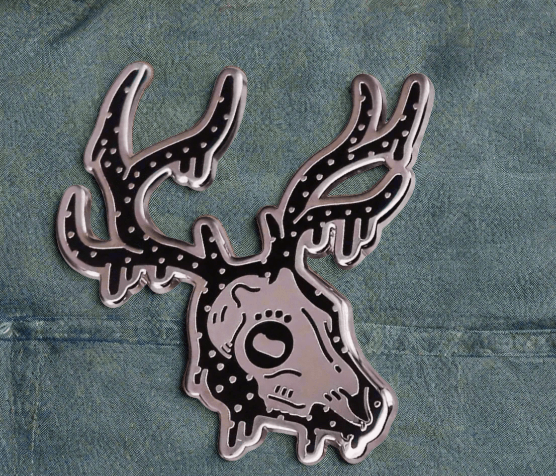  - Wendigo Pinback Button | Pinback Button | Cryptids, Horror | Gothic from Crypto Zoo Tees