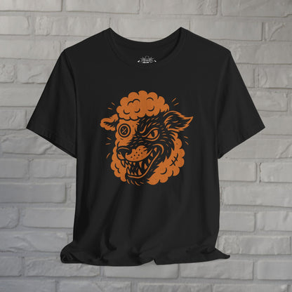 T-Shirt - Wolf in Sheep's Clothing | Unisex T-shirt (Bella+Canvas 3001) | Animals, Funny | Goth/Gothic from Crypto Zoo Tees