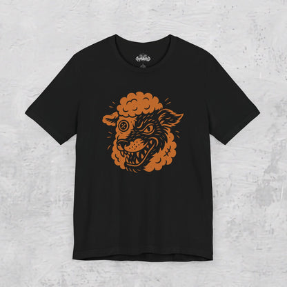 T-Shirt - Wolf in Sheep's Clothing | Unisex T-shirt (Bella+Canvas 3001) | Animals, Funny | Goth/Gothic from Crypto Zoo Tees