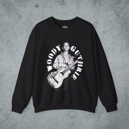 T-Shirt - Woody Guthrie Shirt | Music, Thinkers | Pullover Hoodie from Crypto Zoo Tees