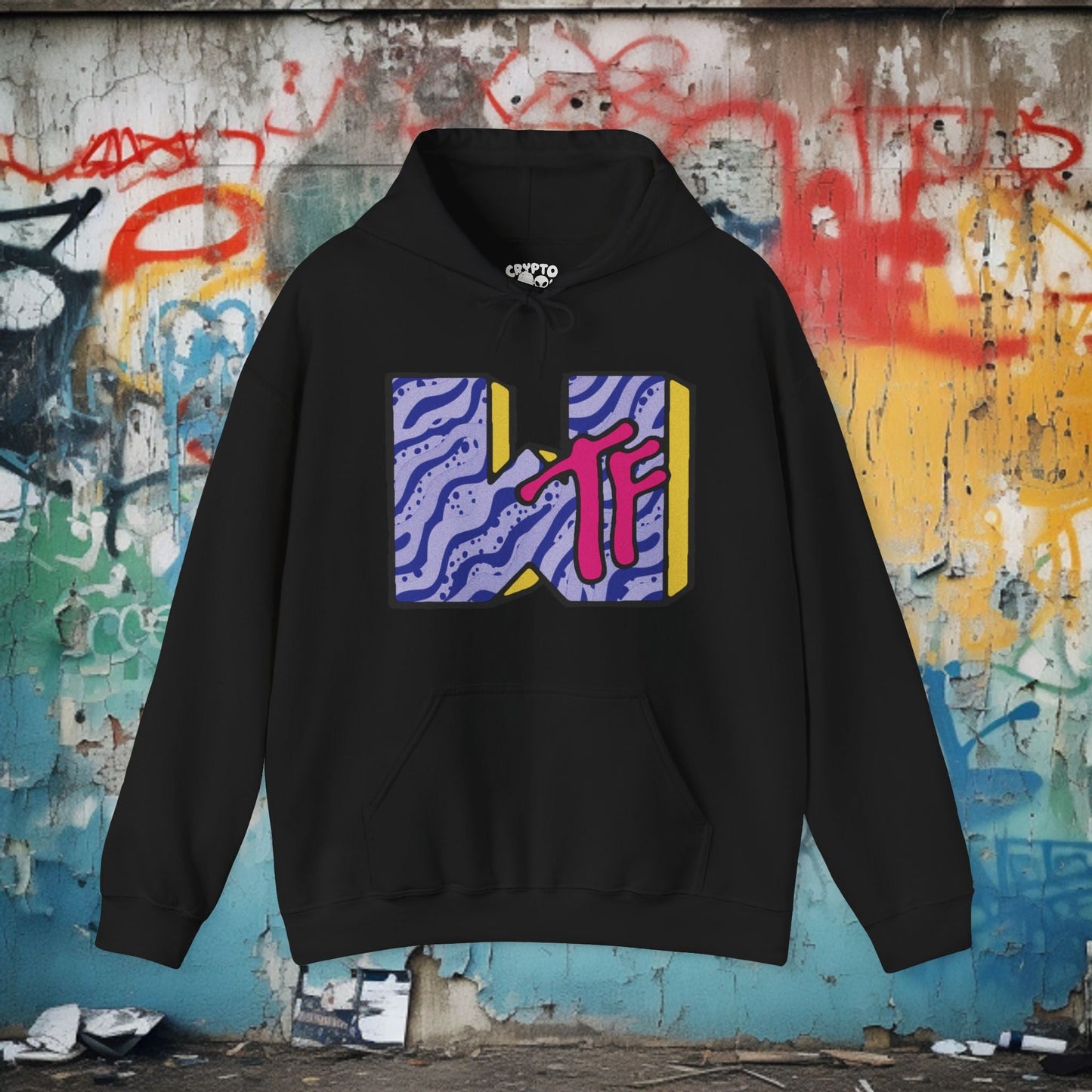 T-Shirt - WTF Graphic Tee | Funny, Retro & Vintage | Pullover Hoodie from Crypto Zoo Tees