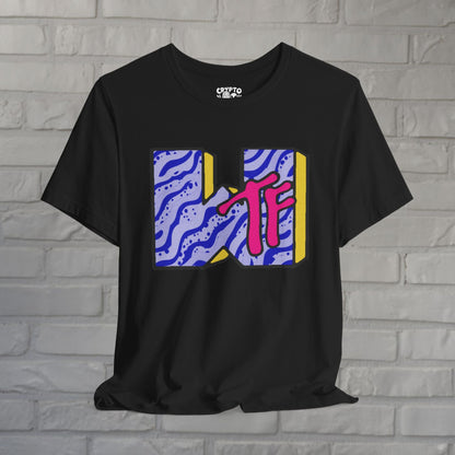 T-Shirt - WTF Graphic Tee | Funny, Retro & Vintage | Pullover Hoodie from Crypto Zoo Tees