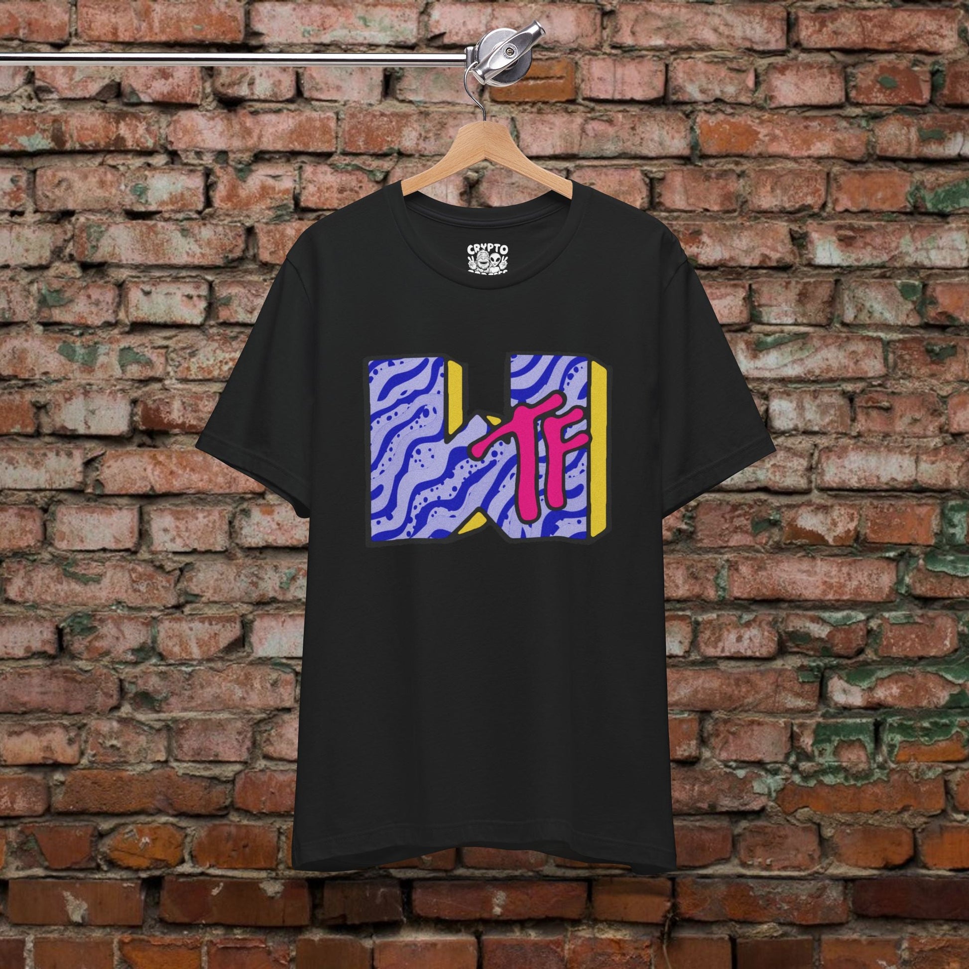 T-Shirt - WTF Graphic Tee | Funny, Retro & Vintage | Pullover Hoodie from Crypto Zoo Tees