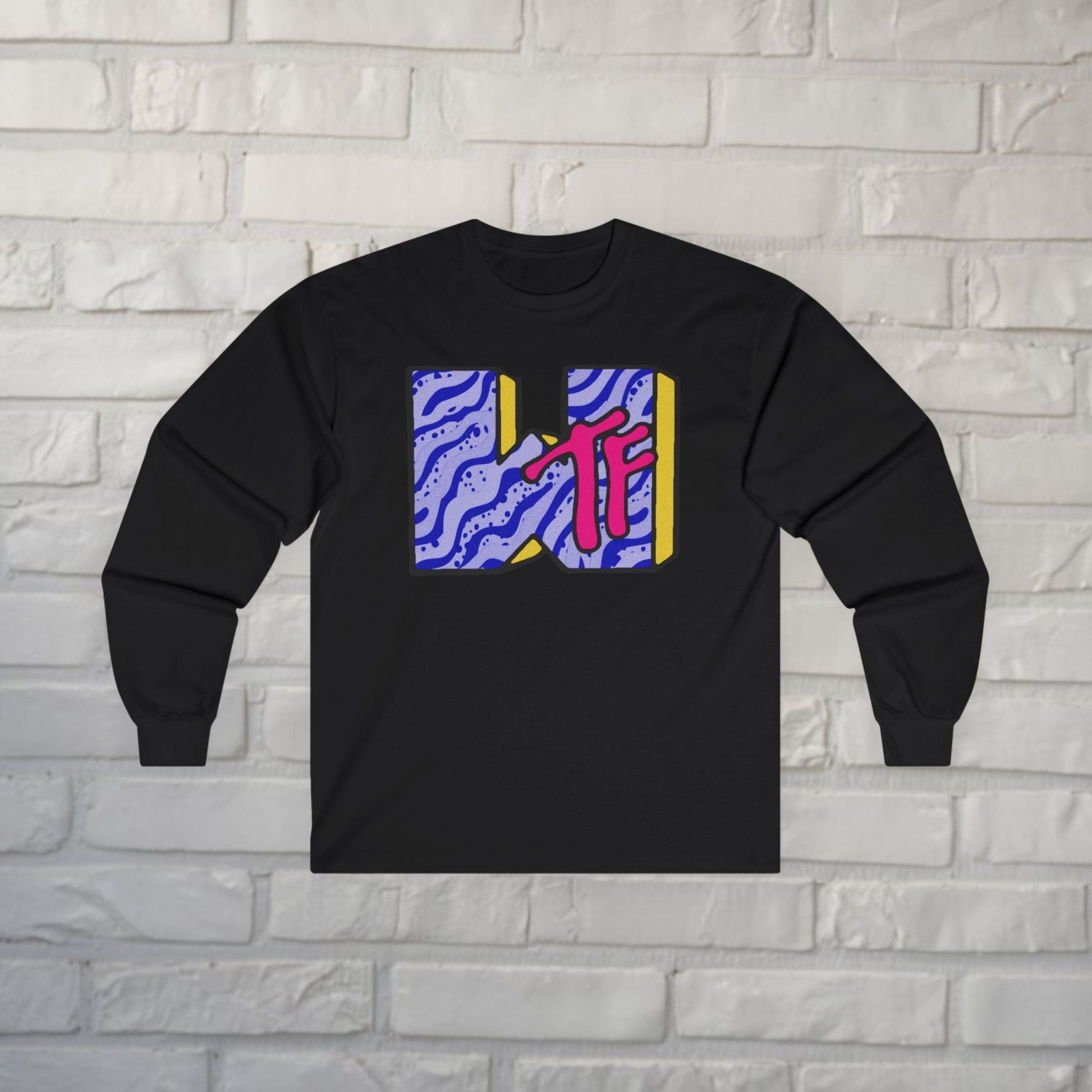 Long - sleeve - WTF MTV Parody Long Sleeve | Funny | Unisex Long Sleeve Tee - Guldan 2400 from Crypto Zoo Tees