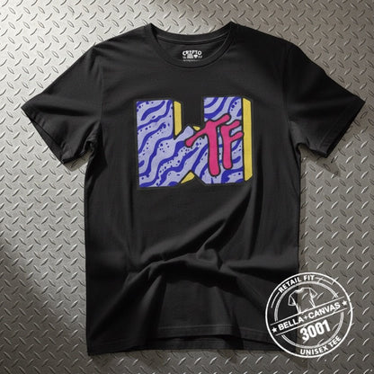 T-Shirt - WTF MTV Parody Shirt | Funny | Light Fitted - Unisex Bella+Canvas 3001 from Crypto Zoo Tees