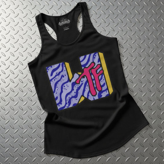Tank Top - WTFMTV Parody Tank | Funny | Ladies Racerback Tank Top - Next Level 1533 from Crypto Zoo Tees