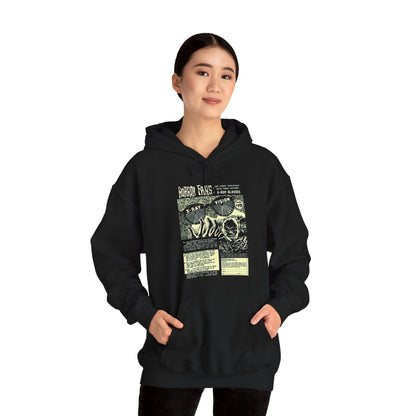 Hoodie - Xray Glasses Comic Add Single Sided Hoodie from Crypto Zoo Tees