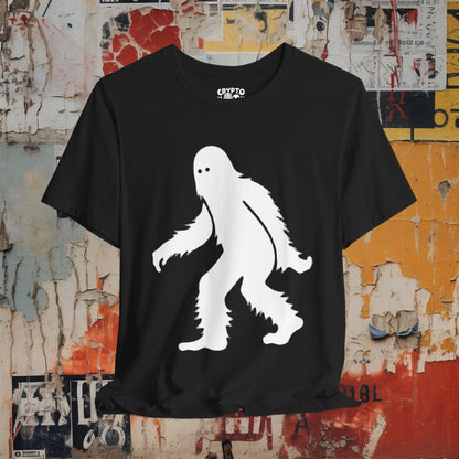 T-Shirt - Yeti Bigfoot Silhouette | Bella + Canvas Unisex T-shirt from Crypto Zoo Tees