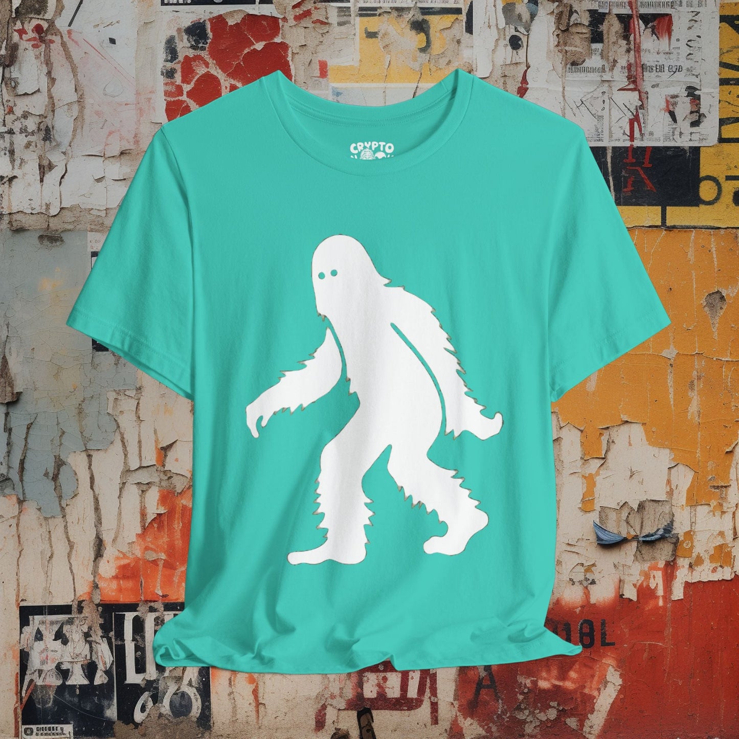 T-Shirt - Yeti Bigfoot Silhouette | Bella + Canvas Unisex T-shirt from Crypto Zoo Tees