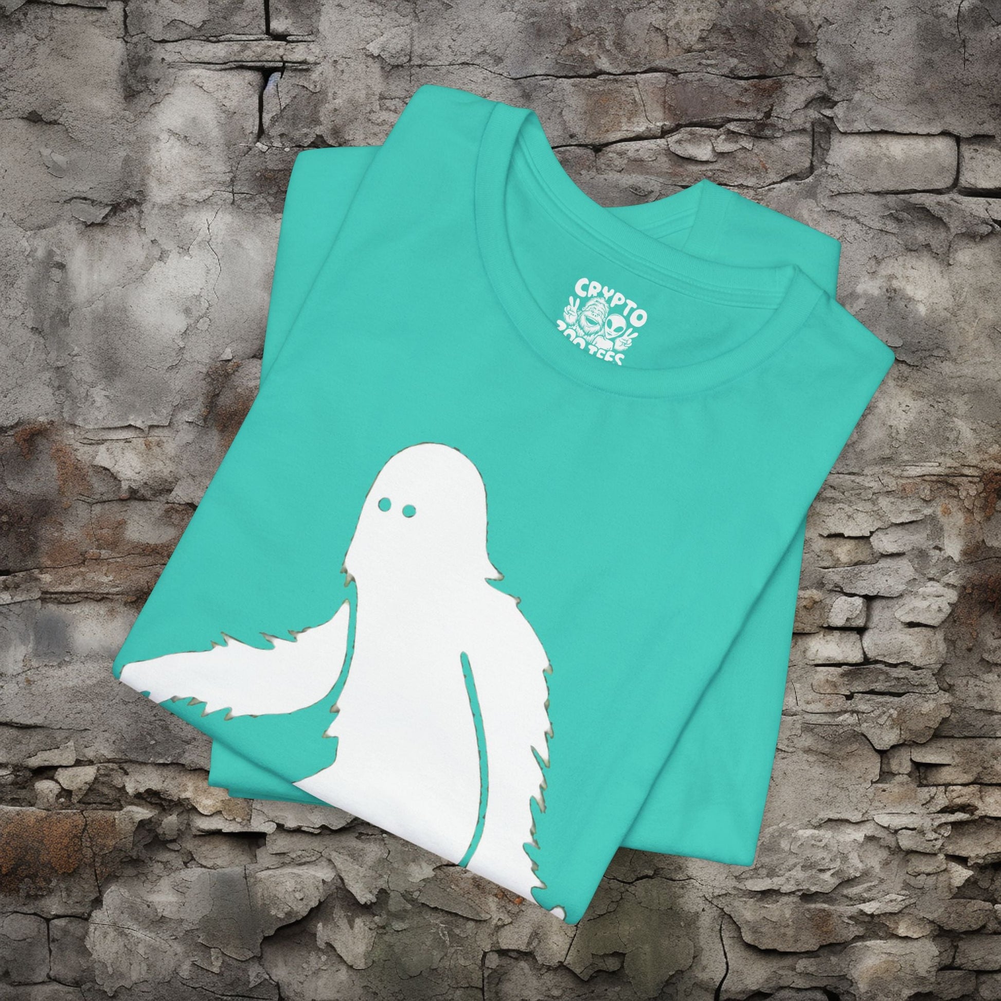 T-Shirt - Yeti Bigfoot Silhouette | Bella + Canvas Unisex T-shirt from Crypto Zoo Tees