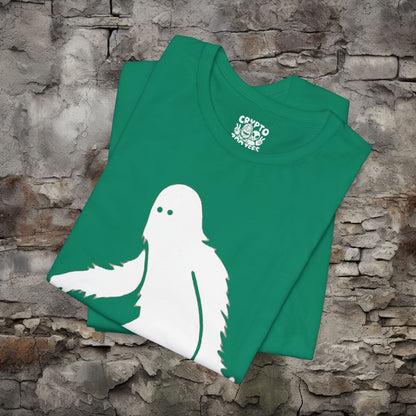 T-Shirt - Yeti Bigfoot Silhouette | Bella + Canvas Unisex T-shirt from Crypto Zoo Tees