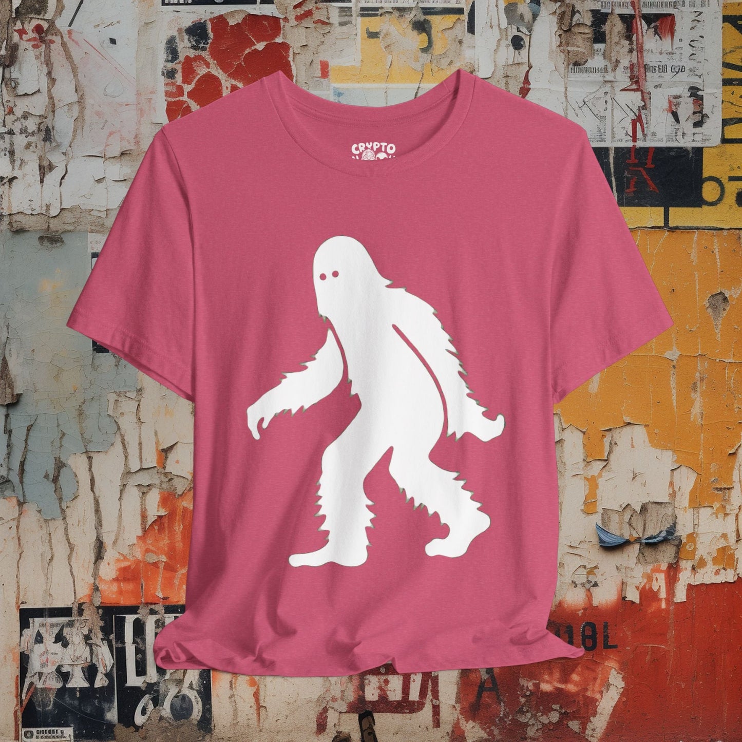 T-Shirt - Yeti Bigfoot Silhouette | Bella + Canvas Unisex T-shirt from Crypto Zoo Tees