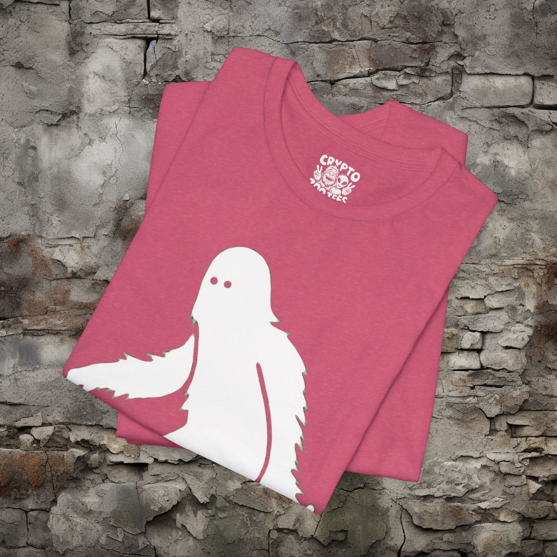 T-Shirt - Yeti Bigfoot Silhouette | Bella + Canvas Unisex T-shirt from Crypto Zoo Tees