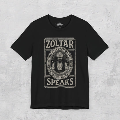 T-Shirt - Zoltar Fortune Teller | Unisex T-shirt (Bella+Canvas 3001) | Spiritual, Occult | Retro &amp; Vintage from Crypto Zoo Tees
