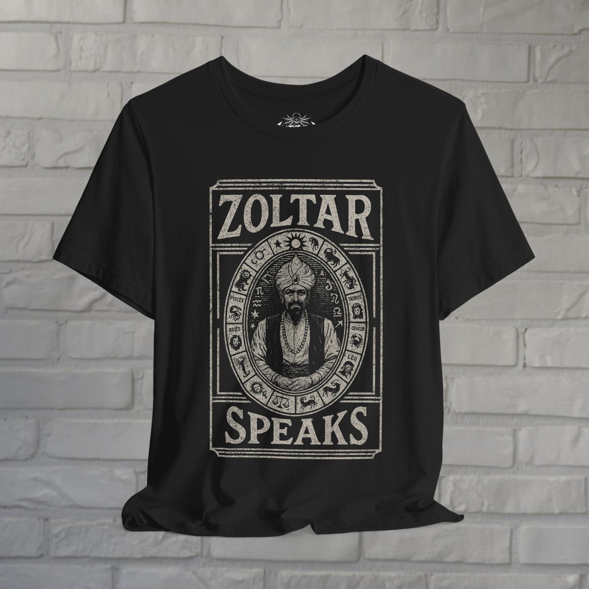 T-Shirt - Zoltar Fortune Teller | Unisex T-shirt (Bella+Canvas 3001) | Spiritual, Occult | Retro &amp; Vintage from Crypto Zoo Tees