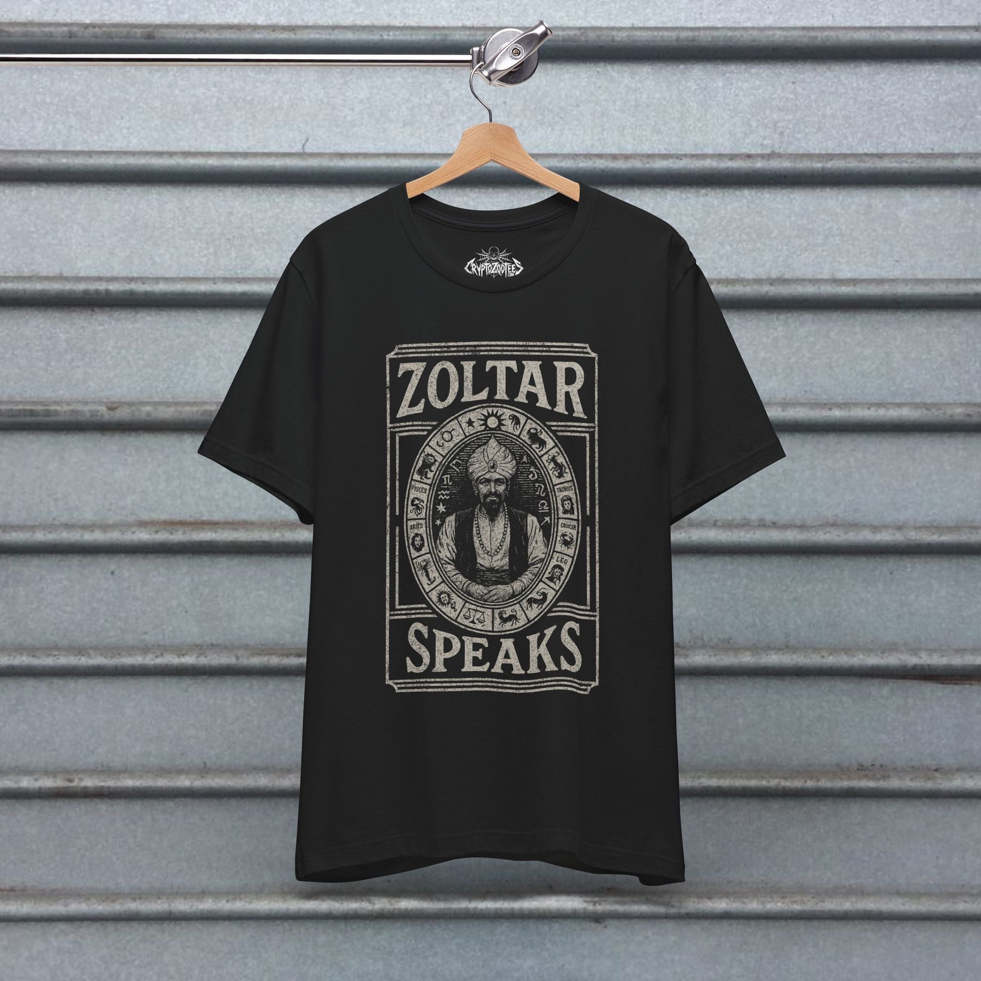 T-Shirt - Zoltar Fortune Teller | Unisex T-shirt (Bella+Canvas 3001) | Spiritual, Occult | Retro &amp; Vintage from Crypto Zoo Tees