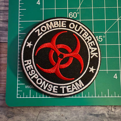  - Zombie Outbreak Response Team Patch for Horror Survivalists & Apocalypse Punks from Crypto Zoo Tees from Crypto Zoo Tees