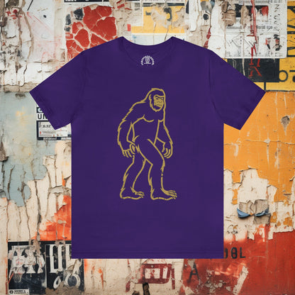 T-Shirt - Large Bigfoot Sasquatch Design T-shirt | "Gone Squatchin'" | Wilderness Adventure Apparel from Crypto Zoo Tees