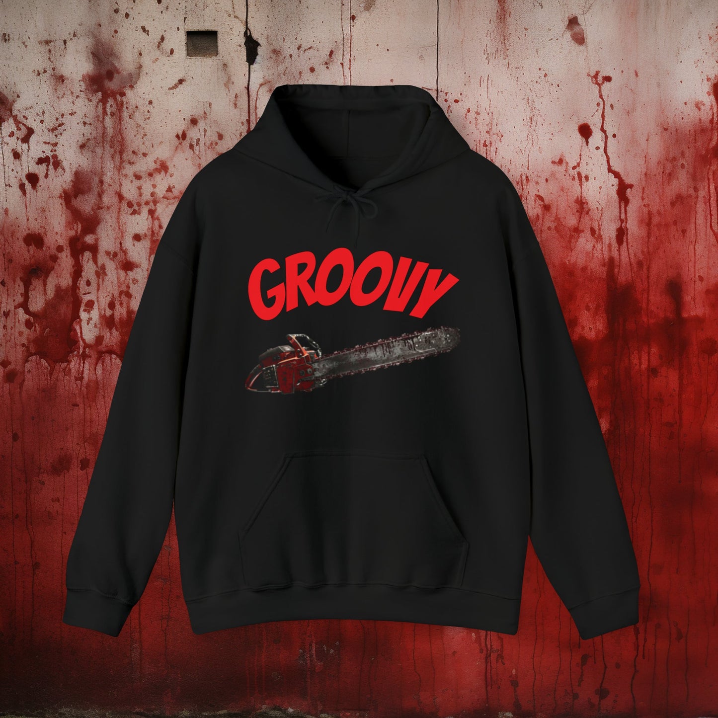 Hoodie - Pullover Hoodie | Hooded Sweatshirt | Horror Movie Outer Wear from Crypto Zoo Tees