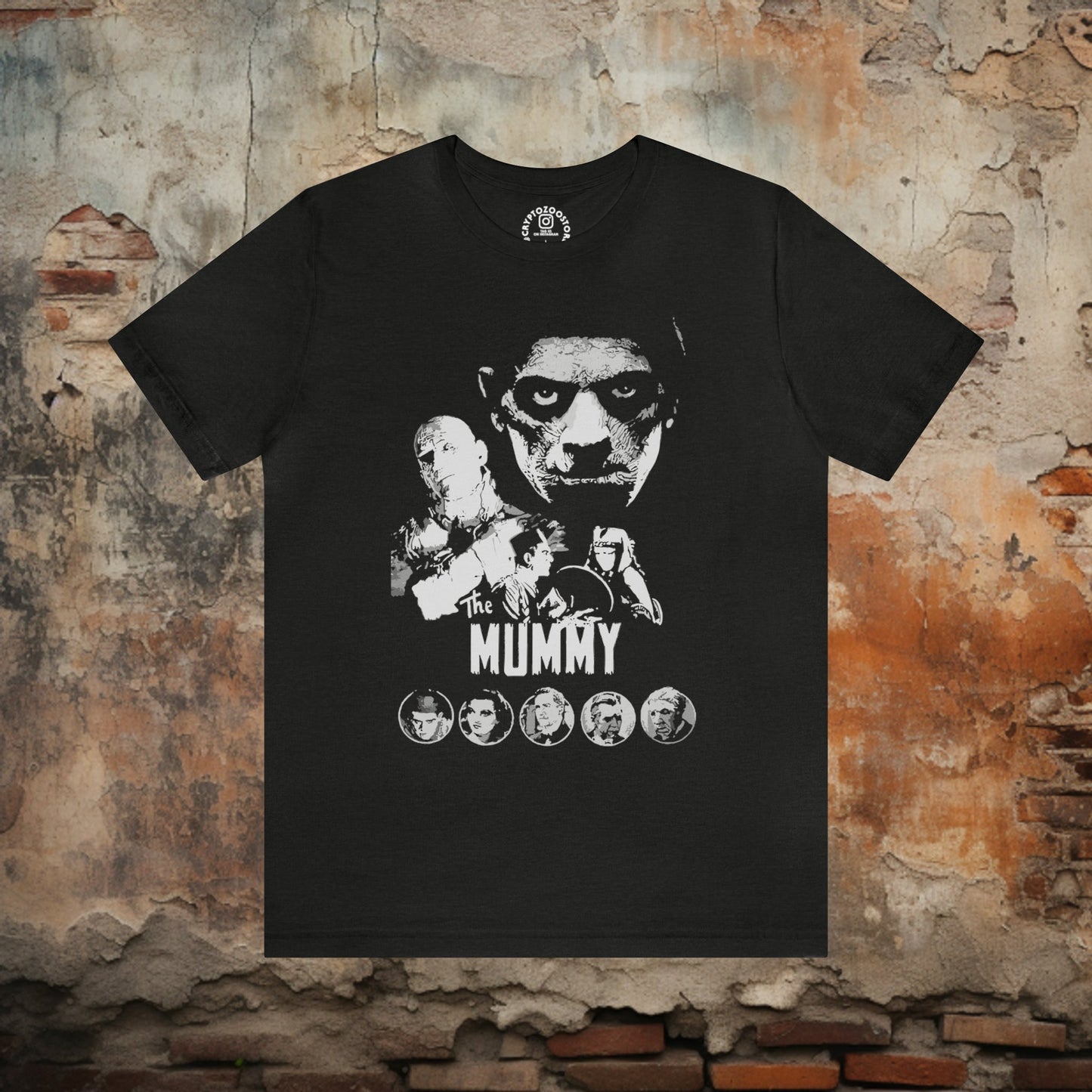 T-Shirt - The Mummy Shirt: Soft-Cotton T-shirt - Classic Horror Movie Tee from Crypto Zoo Tees