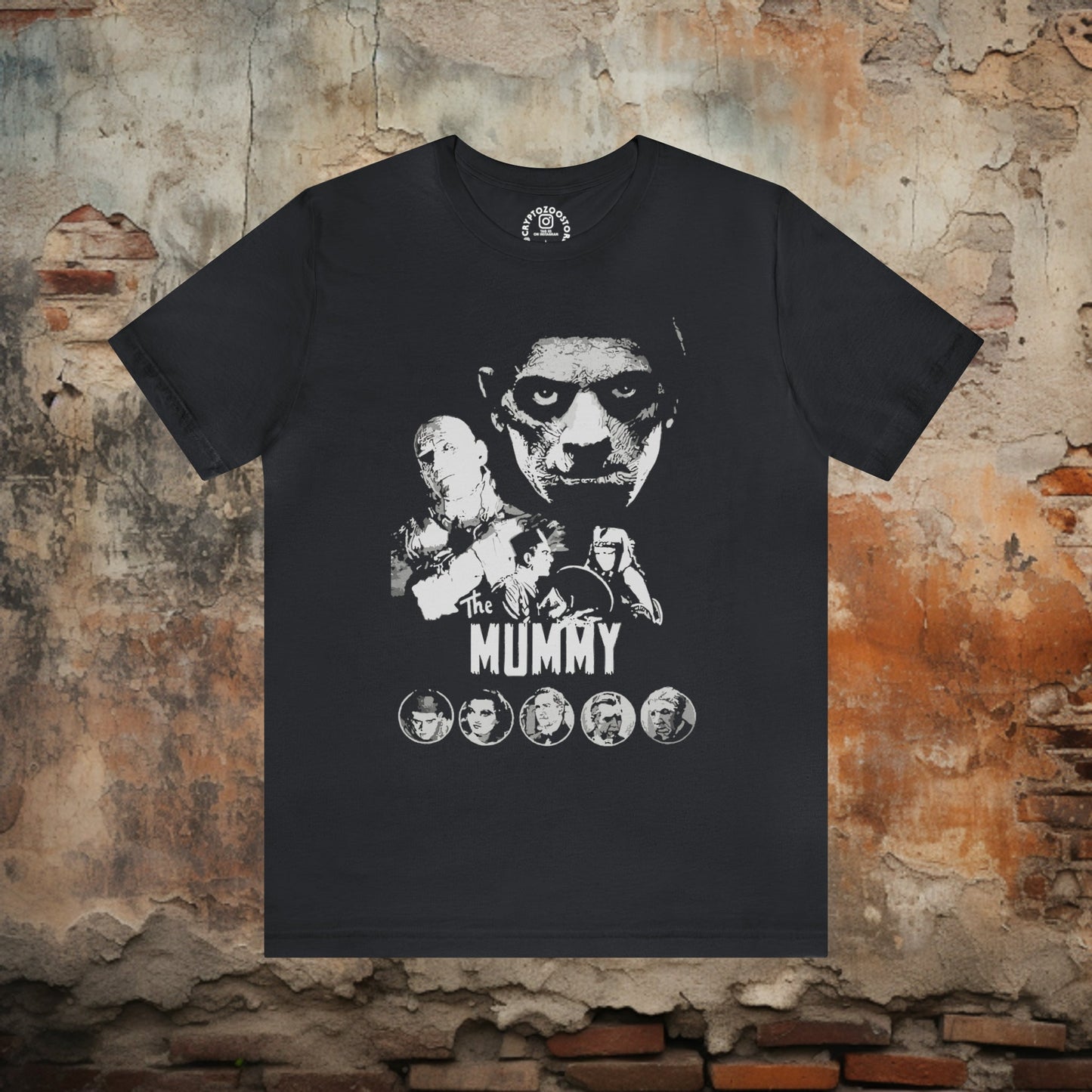 T-Shirt - The Mummy Shirt: Soft-Cotton T-shirt - Classic Horror Movie Tee from Crypto Zoo Tees