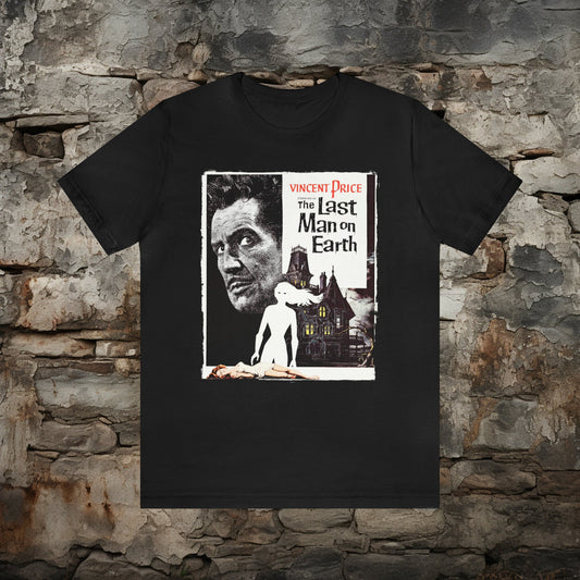 T-Shirt - Vincent Price Last Man on Earth Movie Poster Shirt - Soft Cotton T-shirt - Horror Goth Vintage from Crypto Zoo Tees
